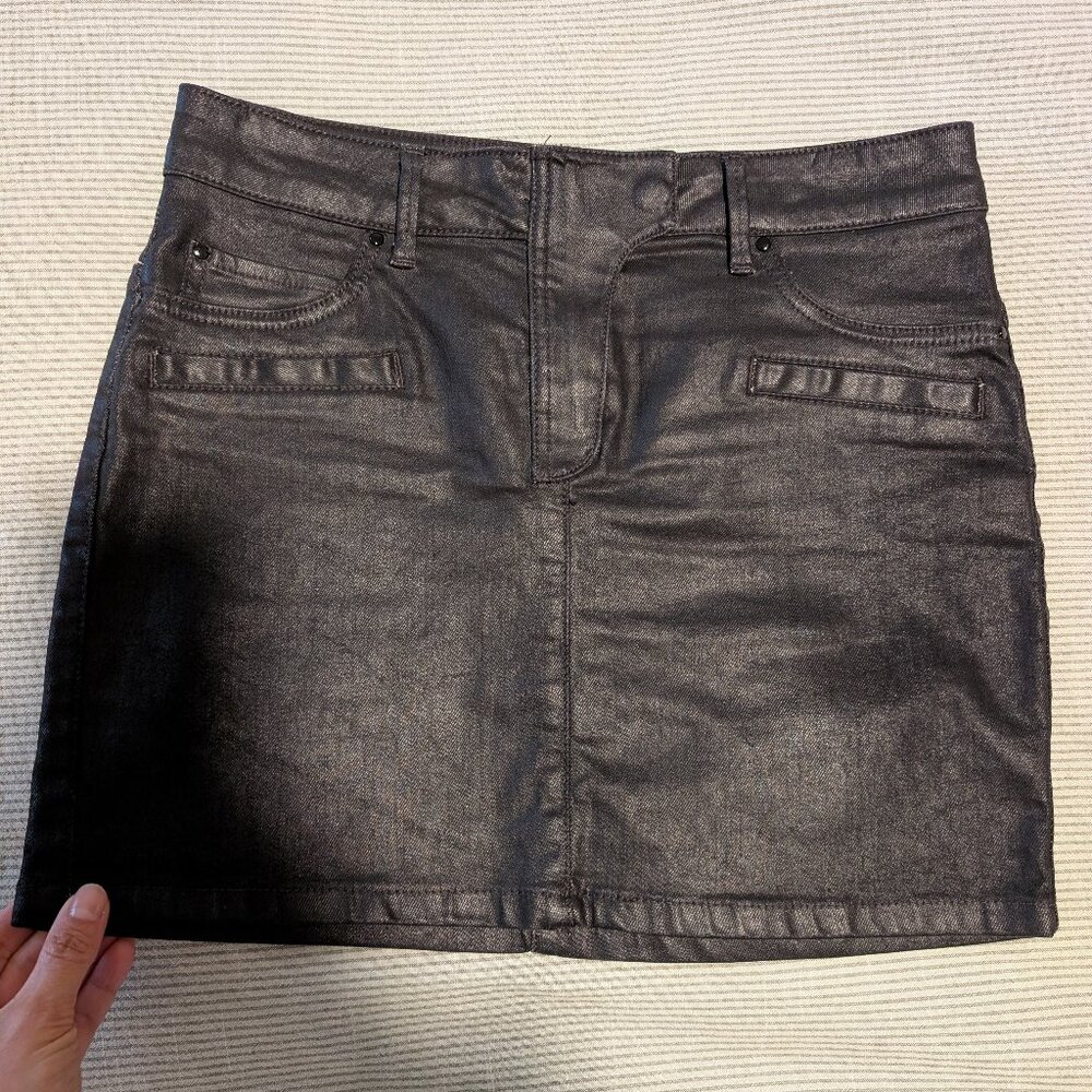 Vero Moda Women's Black and Grey Skirt